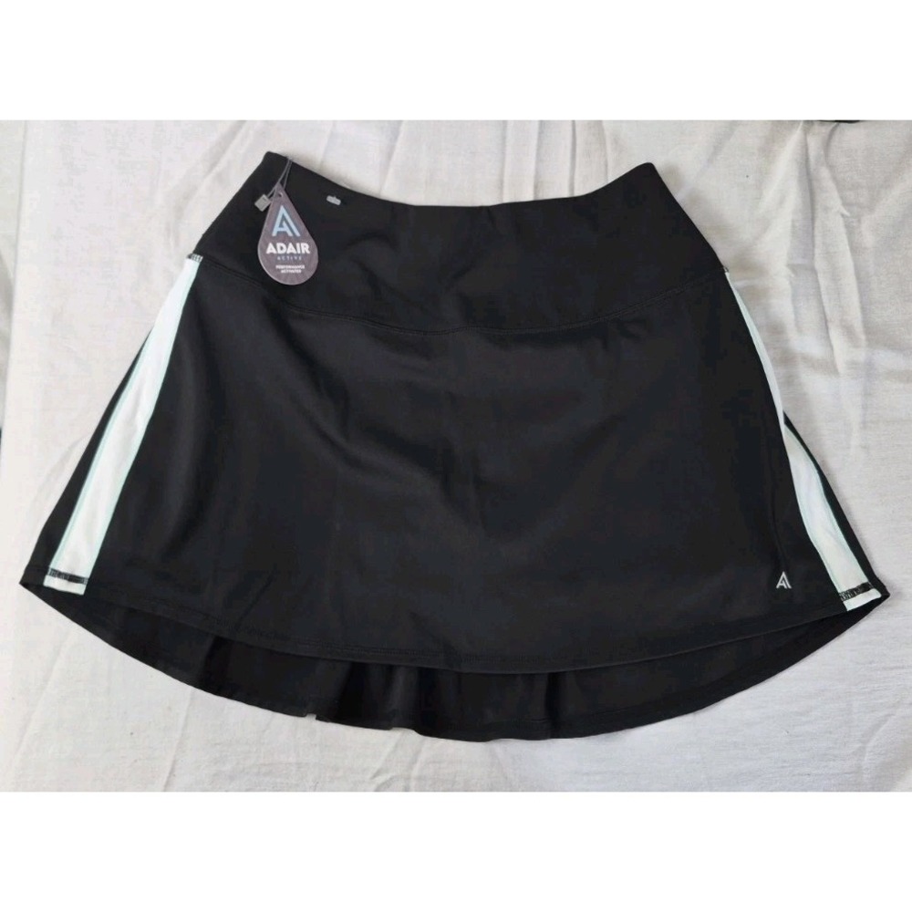Adair Active Performance‎ Skort Women's L Black Outdoor Hiking Skirt Shorts NWT